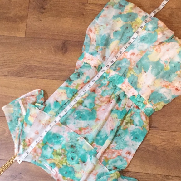 CHAIN SHOULDER ROMPER MINT - Picture 6 of 7